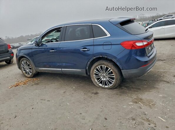2LMPJ8LR1HBL34830 2017 LINCOLN MKX Blue Tył lewy