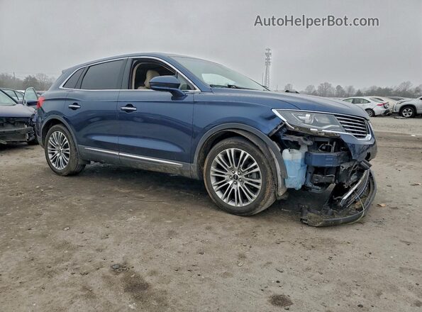 2LMPJ8LR1HBL34830 2017 LINCOLN MKX Blue Przód prawy
