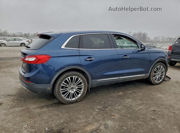 2LMPJ8LR1HBL34830 2017 LINCOLN MKX Blue Tył prawy