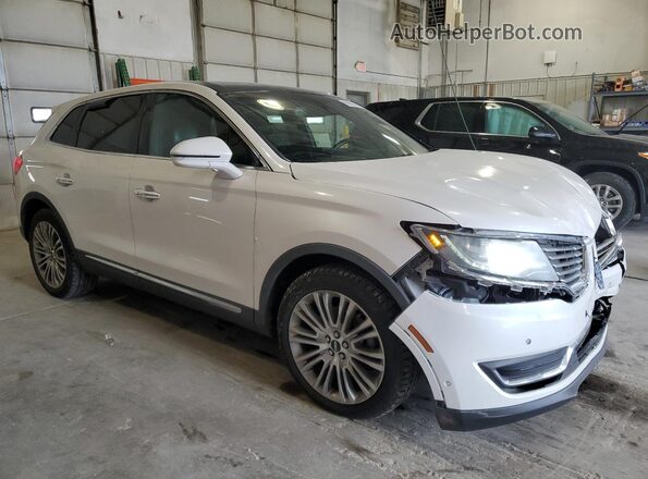 2LMPJ8LR7JBL41271 2018 LINCOLN MKX White Передня права чверть