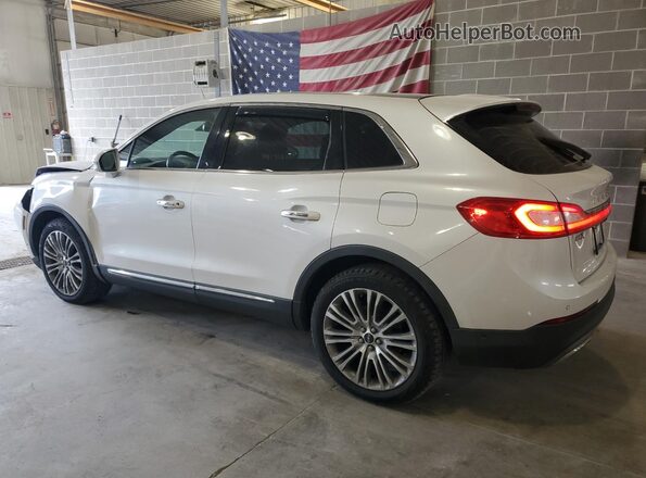 2LMPJ8LR7JBL41271 2018 LINCOLN MKX White Задня ліва чверть