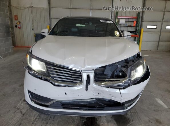 2LMPJ8LR7JBL41271 2018 LINCOLN MKX White Вид спереду