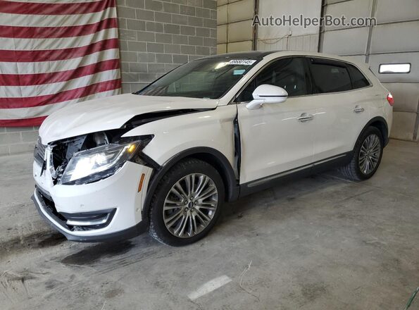 2LMPJ8LR7JBL41271 2018 LINCOLN MKX White Передня ліва чверть