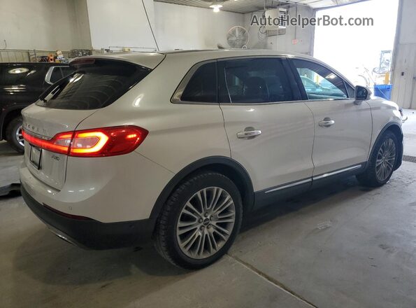 2LMPJ8LR7JBL41271 2018 LINCOLN MKX White Задня права чверть