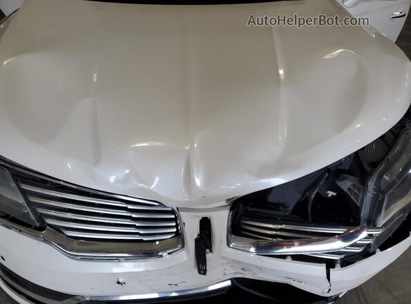 2LMPJ8LR7JBL41271 2018 LINCOLN MKX White Вид підкапотного простору