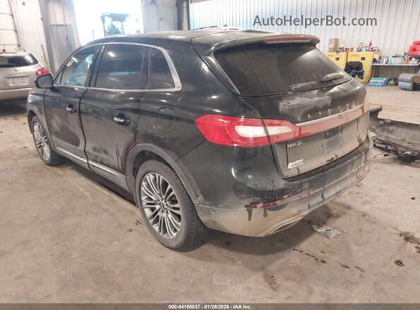 2LMPJ8LR9HBL33246 2017 LINCOLN MKX Черный Задняя левая четверть