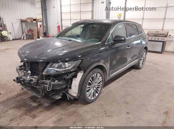 2LMPJ8LR9HBL33246 2017 LINCOLN MKX Черный Передняя левая четверть