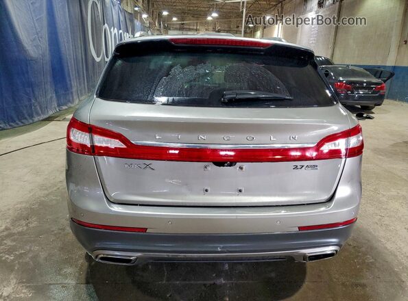 2LMTJ8LP5GBL57085 2016 LINCOLN MKX Серебряный Вид сзади