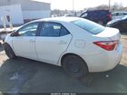 2016 Toyota Corolla Le White vin: 2T1BURHE2GC558160