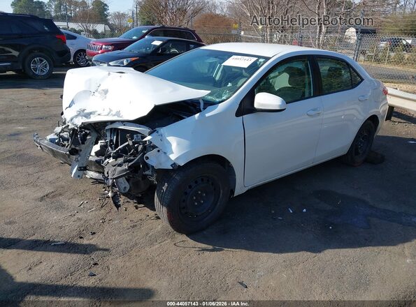 2T1BURHE2GC558160 2016 TOYOTA LL White წინა მარცხენა ხედი სამი მეოთხედიდან