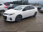2016 Toyota Corolla S Plus White vin: 2T1BURHE3GC550004