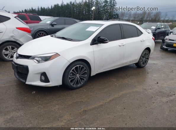 2T1BURHE3GC550004 2016 TOYOTA LL White წინა მარცხენა ხედი სამი მეოთხედიდან