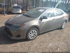 2018 Toyota Corolla Le Gray vin: 2T1BURHE3JC114051