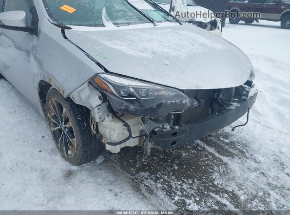 2T1BURHE3KC156723 2019 TOYOTA LL Silver Front view