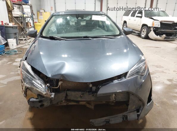 2T1BURHE4KC127411 2019 TOYOTA LL Gray Widok zestawu wskaźników
