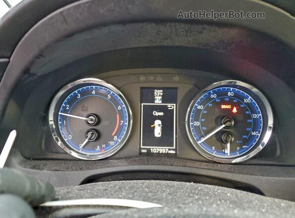 2T1BURHEXKC158694 2019 TOYOTA LL Black Vista del cuadro de instrumentos