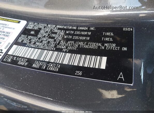 2T2AGCEZ0RC060044 2024 LEXUS NX 350 Gray Widok komory silnika