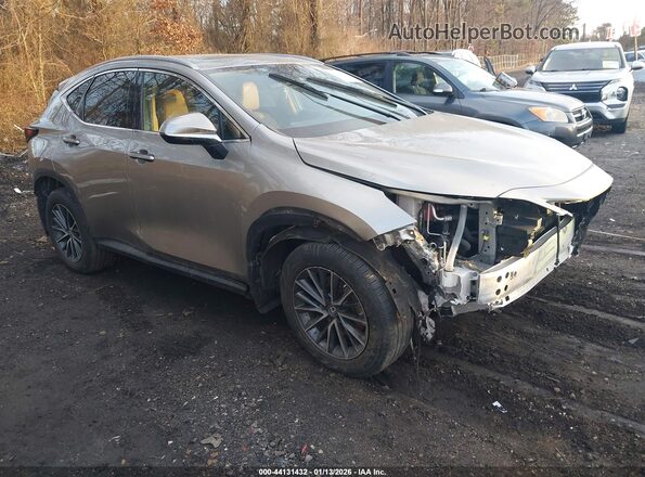 2T2AGCEZ2NC011261 2022 LEXUS NX 350 Champagne Передняя правая четверть