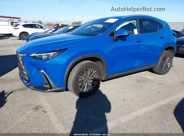 2T2AGCEZ8RC035098 2024 LEXUS NX 350 Синий Передняя левая четверть