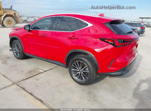 2T2AKCEZ3NC001093 2022 LEXUS NX 350H Red Trasero izquierdo
