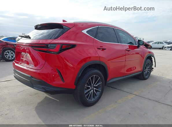 2T2AKCEZ3NC001093 2022 LEXUS NX 350H Red Trasero derecho