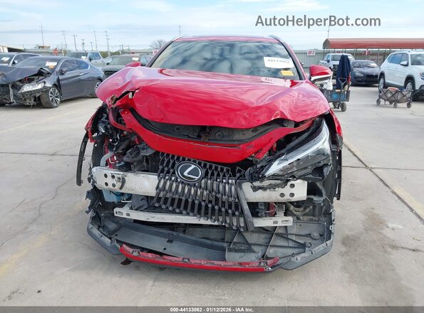 2T2AKCEZ3NC001093 2022 LEXUS NX 350H Red Vista interior trasera