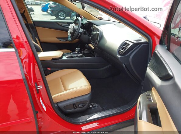 2T2AKCEZ3NC001093 2022 LEXUS NX 350H Red Vista interior delantera