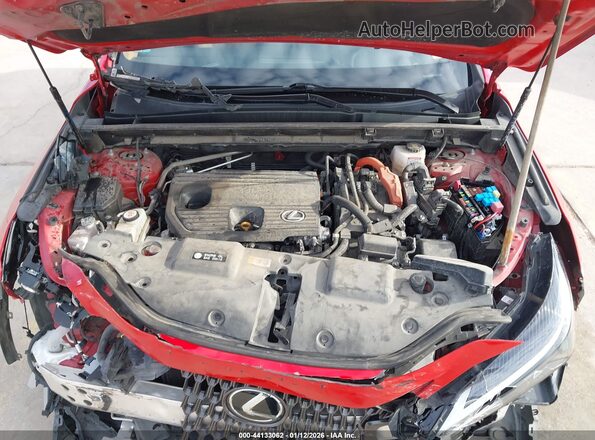 2T2AKCEZ3NC001093 2022 LEXUS NX 350H Red Vista trasera