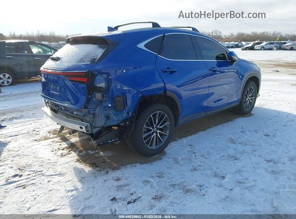 2T2AKCEZ7PC013590 2023 LEXUS NX 350H Синий Задняя правая четверть
