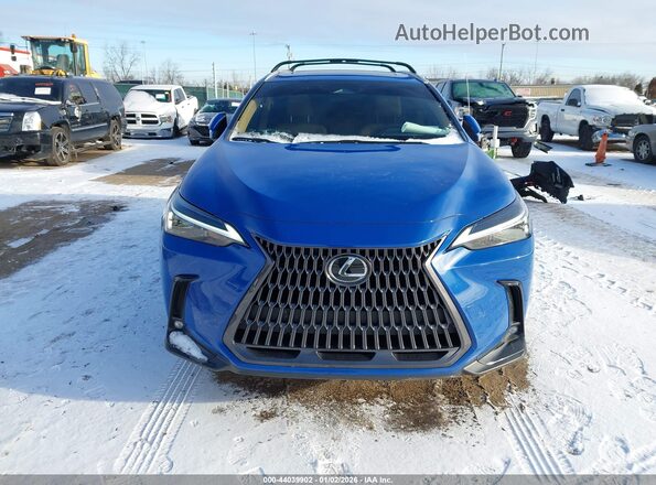 2T2AKCEZ7PC013590 2023 LEXUS NX 350H Синий Вид задней части салона