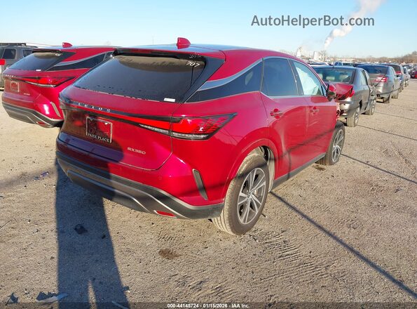 2T2BAMBA2SC055931 2025 LEXUS RX 350 Red Հետևի աջ