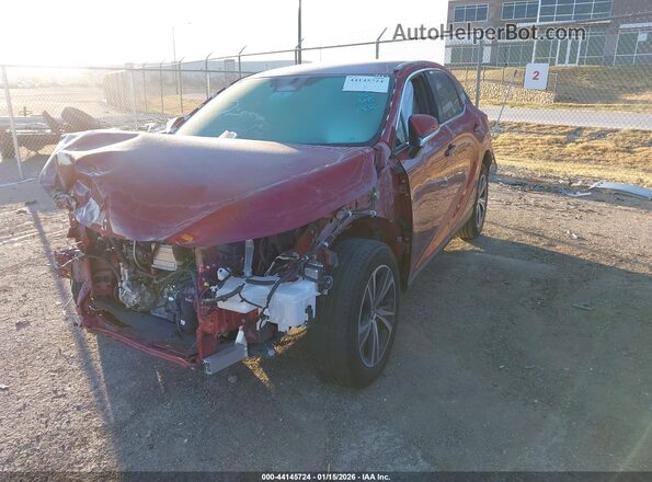 2T2BAMBA2SC055931 2025 LEXUS RX 350 Red Առջևի ձախ երեք քառորդ տեսարան