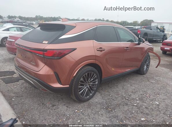 2T2BAMBA8PC021984 2023 LEXUS RX 350 Оранжевый Задняя правая четверть
