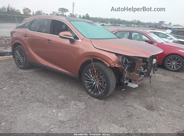 2T2BAMBA8PC021984 2023 LEXUS RX 350 Оранжевый Передняя правая четверть