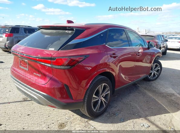 2T2BAMBA9RC038490 2024 LEXUS RX 350 Red უკანა მარჯვენა