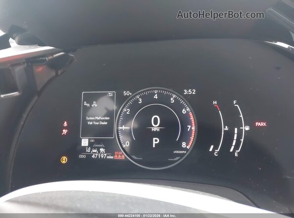 2T2BAMCA0PC020441 2023 LEXUS RX 350 Black Widok tylnych siedzeń