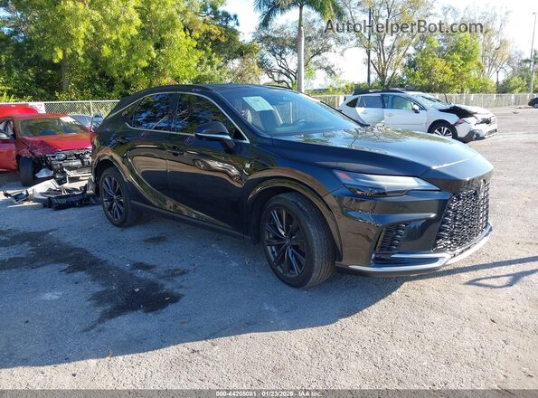 2T2BAMCA4RC056829 2024 LEXUS RX 350 Черный Передняя правая четверть