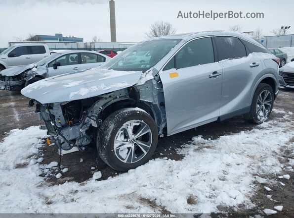 2T2BAMCA9SC109174 2025 LEXUS RX 350 Silver წინა მარცხენა ხედი სამი მეოთხედიდან