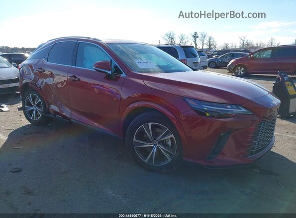 2T2BBMCA4PC015126 2023 LEXUS RX 350H Красный Передняя правая четверть