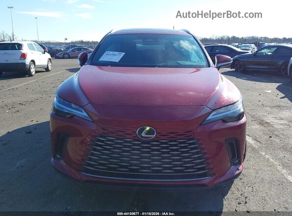 2T2BBMCA4PC015126 2023 LEXUS RX 350H Красный Вид панели приборов