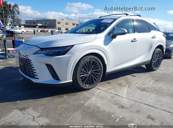2T2BBMCA4SC097383 2025 LEXUS RX 350H Белый Передняя левая четверть