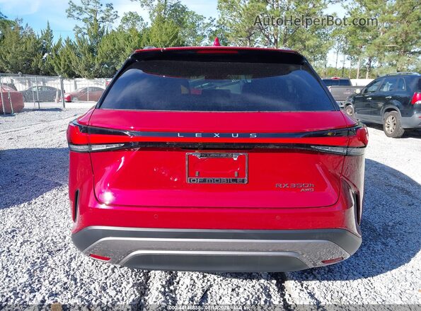 2T2BBMCA5TC114788 2026 LEXUS RX 350H Красный 