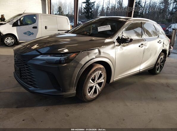2T2BBMCA9RC024164 2024 LEXUS RX 350H Серый Передняя левая четверть