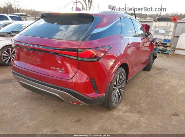 2T2BBMCA9RC030160 2024 LEXUS RX 350H Красный Задняя правая четверть