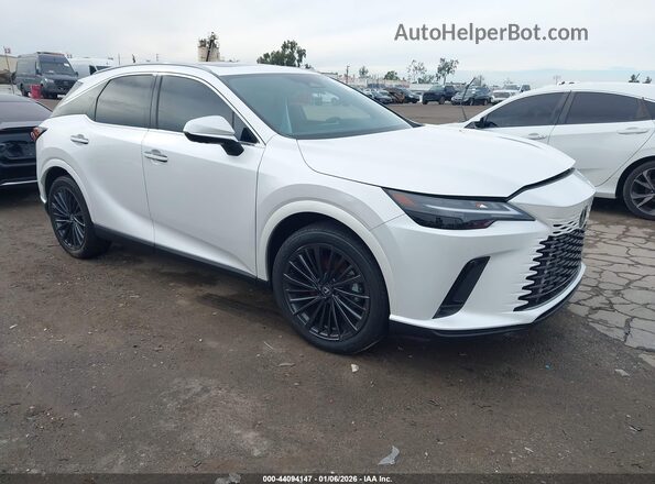 2T2BBMCAXRC051096 2024 LEXUS RX 350H Белый Передняя правая четверть