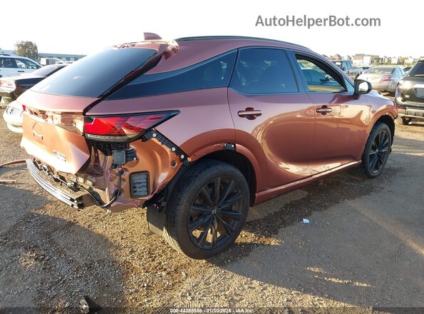 2T2BCMEA0RC013404 2024 LEXUS RX 500H Orange Trasero derecho