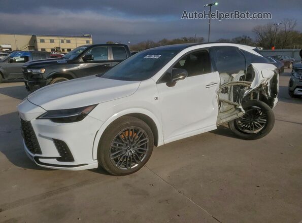 2T2BCMEA6RC018185 2024 LEXUS RX White წინა მარცხენა ხედი სამი მეოთხედიდან