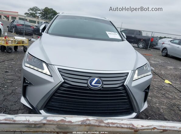 2T2BGMCA4GC001812 2016 LEXUS RX 450H Серебряный Вид щитка приборов