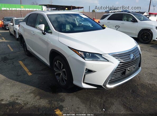 2T2BGMCA5JC022997 2018 LEXUS RX 450H White Delantero derecho