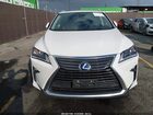2018 Lexus Rx 450h White vin: 2T2BGMCA5JC022997
